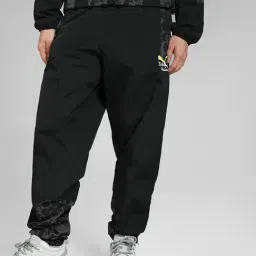 Puma Black Ts Collab Relaxed Fit Abstract Pants-image-87