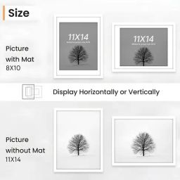 art street Synthetic Document Wall Photo Frame, Set of 6 Big Frames For Wall Artwork, Certificates, Home Decor image 4