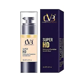 CVB C53 Super HD Full Coverage Liquid Foundation - 30 ml - White Ivory-picture-37