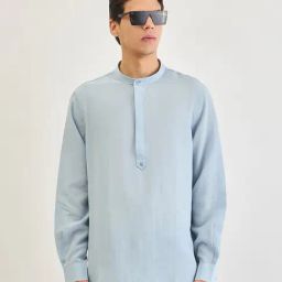 Antony Morato Blue Regular Fit Shirt-image-10