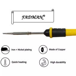 Fadman Soldering Iron Kit Advance 2nd Kit Combo Pack Of 10 25 W Simple (Flat Tip) image 2