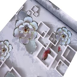 HOMEMATES Grey & Red Printed Waterproof Wall Sticker-13