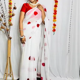 Moda Rapido Embroidered Poly Chiffon Saree-picture-13