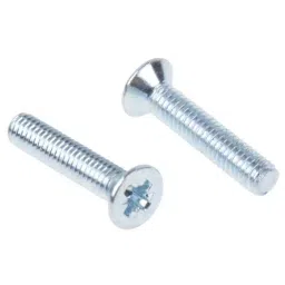 RS PRO Machine Screw M4x20 mm Steel Pozidriv Countersunk, 553447-image-9