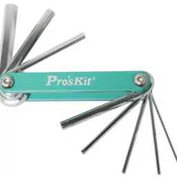 Pro'sKit Case Folding Hex Key 8 Pcs HW-221M-9