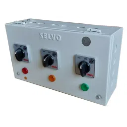 Selvo 32A 3 Phase Neutral Phase Selector Enclosure with 1 Pole 3 ways Rotary Switch GSELSPN11073B-11
