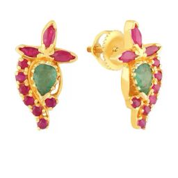 Malabar Gold and Diamonds Precia 22k Gold Earrings-picture-47
