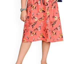 BAESD Girls Pack Of 2 Floral Printed Knee-Length Skirts-picture-47
