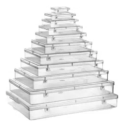 MyPlast JUST PACK - 66 Kitchen Container Transparent Rectangular White-picture-45
