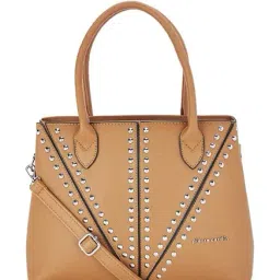 Pierre Cardin Tan Embellished Handbag-picture-23