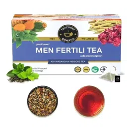 TECURRY Fertility Tea For Men With Diet Chart Men Fertility Tea (1 Month Pack,30 Tea Bag)-image-76