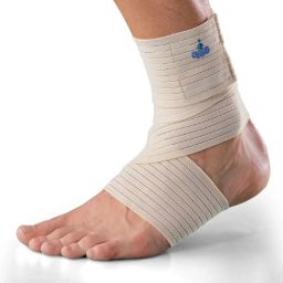Oppo Medical Ankle Wrap Compression Brace Beige Color, OMIPAWC4-9