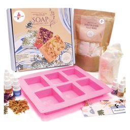 Kalakaram Natural Shea Butter Kids Soap Making DIY Kit - Multicolor-5