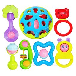 FunBlast Rattles and Teether Set of 7 - Multicolor-3