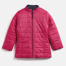 Okane Full Sleeves Reversible Padded Jackets - Pink-8