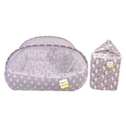 Kwitchy Newborn Baby Bedding Set Cushioned Mattress & Sleeping Bag Combo (0-12 Months) Grey-picture-15