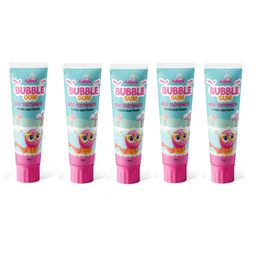 Adore Bubble Gum Kids Toothpaste - With Goodness of Pomegranate and Aloe vera- Pack of 5, 100g Each-image-62