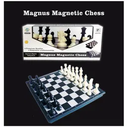 YAMAMA Magnetic Games Magnus Magnetic Chess Board Game With Folding Chess Board Premium Quality Staunton Chess Pieces And Storage Box For Kids And Adults  Multicolor-picture-19