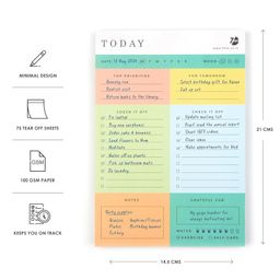 7mm Notepad 75 Pages Daily to-do list Planner-19