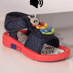 Lil Lollipop Caterpillar Designed Musical Sandals - Navy Blue-image-36