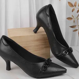 Metro Pointed Toe Kitten Pumps-image-29