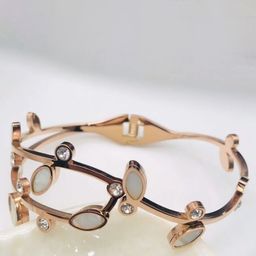 V FASHION JEWELLERY Women Rose Gold-Plated Kada Bracelet-image-42
