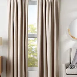 Parda Online Beige 2 Pcs Black Out Door Curtain-picture-17