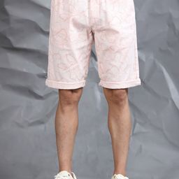 beevee Men Floral Printed Cotton Shorts-image-99