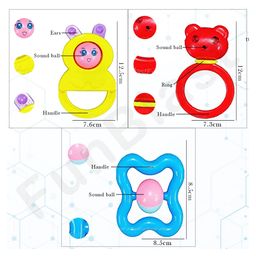 FunBlast Rattles and Teether Set of 7 - Multicolor image 4