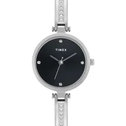 Timex Women Brass Embellished Dial & Stainless Steel Bracelet Style Straps Analogue Watch TWEL200SMU02-image-94
