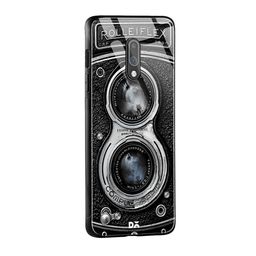 DailyObjects Black & Grey Flex Camera OnePlus 7 Glass Mobile Case image 2