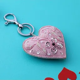 FNP Luxury Pink Zari Key Chain-picture-36