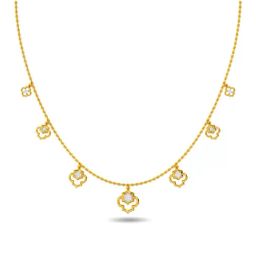 Kisna Diamond & Gold Jewellery 14k Gold & Diamond Ragini Necklace for Women-image-15