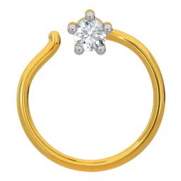 Kisna Diamond & Gold Jewellery 14k Gold & Diamond EliseNosepin for Women-image-20
