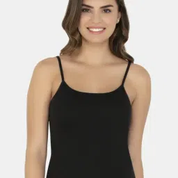 Amante Black Round Neck Camisole-image-90