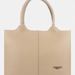 Carlton London Beige Solid Medium Handbag-37