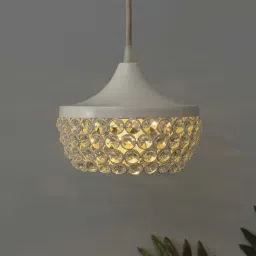Homesake Matt White Metal Pendant Light - Set of 1-image-40