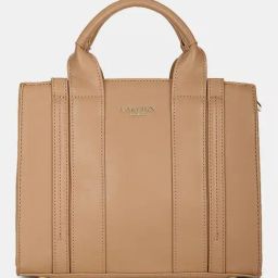 Carlton London Tan Solid Medium Tote Handbag-28