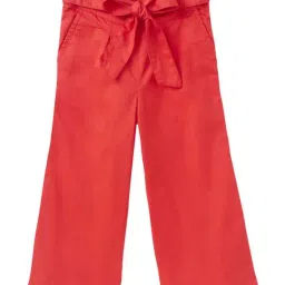 Cub McPaws Kids Red Mid Rise Palazzos-image-82