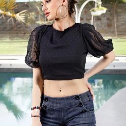 Sera Black Crop Top-image-22