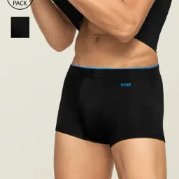 XYXX Black Skinny Fit Trunks (Pack of 2)-image-57