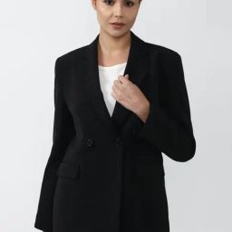 Van Heusen Black Regular Fit Blazer-image-43