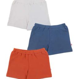 Nino Bambino Boys Multicolor Cotton Regular Fit Shorts (Pack of 3)-image-63