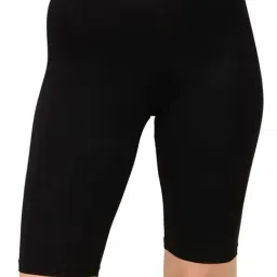 Soie Black Cycling Shorts-image-24
