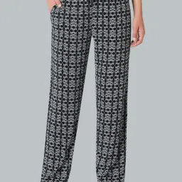 Van Heusen Black Printed Lounge Pants-picture-43