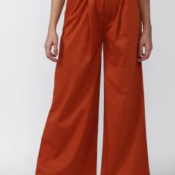Forever 21 Orange Cotton Regular Fit Pants-picture-28
