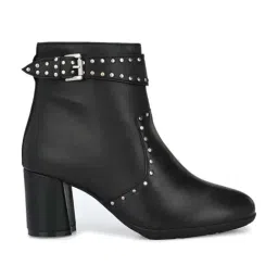 Delize Women's Black Casual Booties-image-74