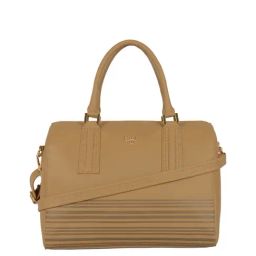 Baggit Beige Striped Medium Handbag-image-70
