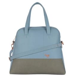 Baggit Blue Solid Medium Handbag-image-17