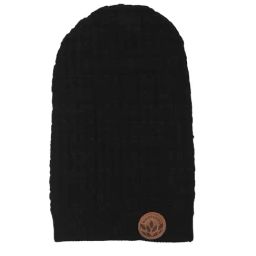 Woodland Black Solid Beanies-image-81